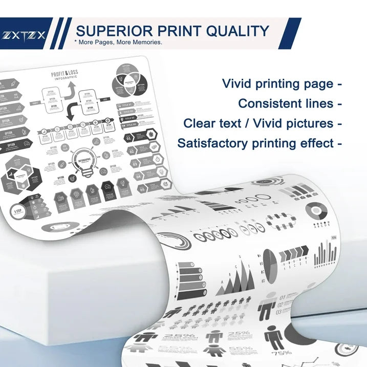 TN750 Toner Cartridge Compatible for Brother TN750 Black Toner Cartridges Printer