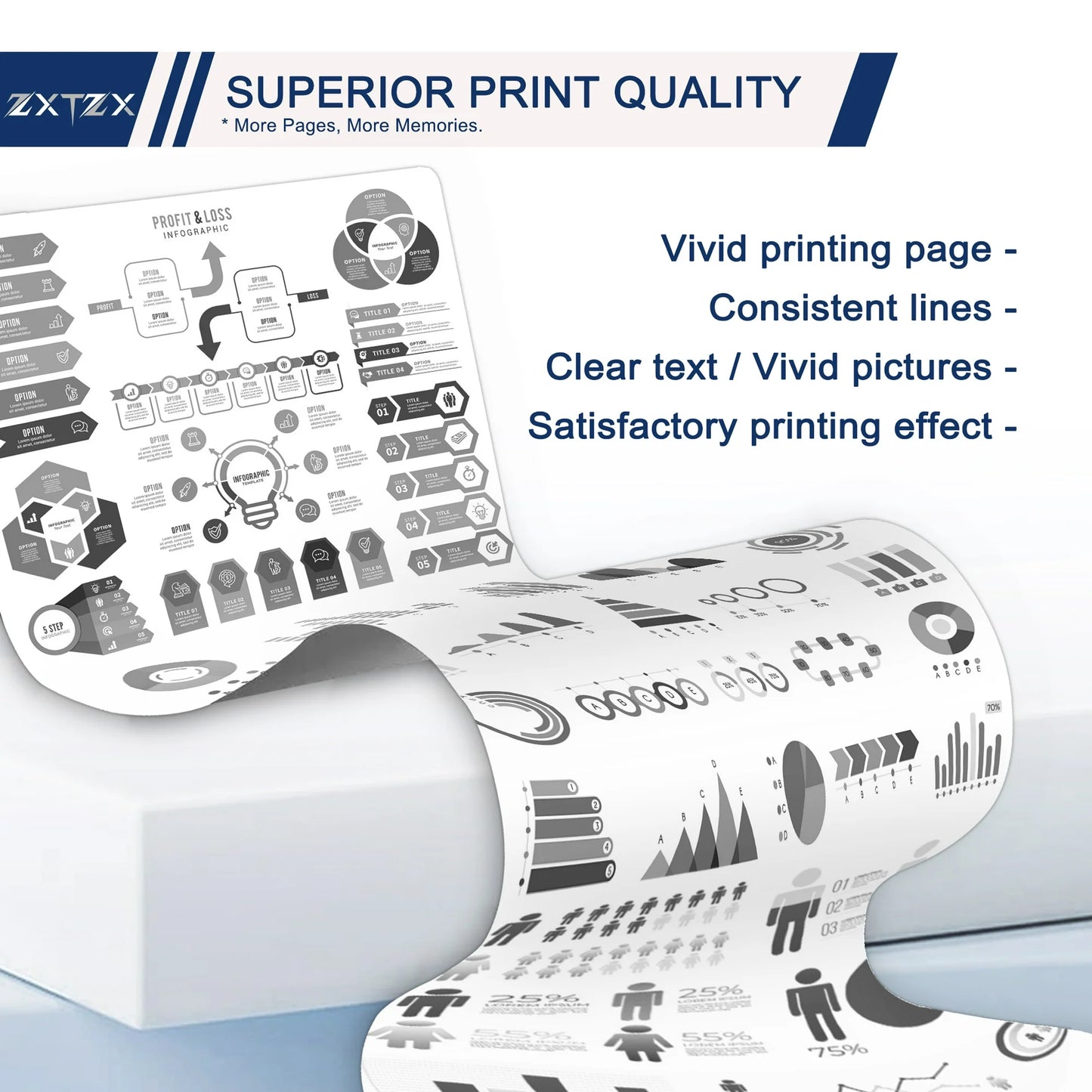 TN830XL Toner Compatible for Brother TN830XL Toner Cartridge MFC-L2807DW DCP-L2640DW Printer