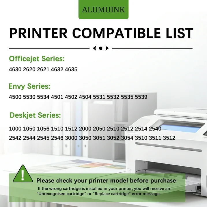 61XL Ink Cartridges Black Compatible for HP 61 XL Ink for Envy 4500 Officejet 4630 Printer