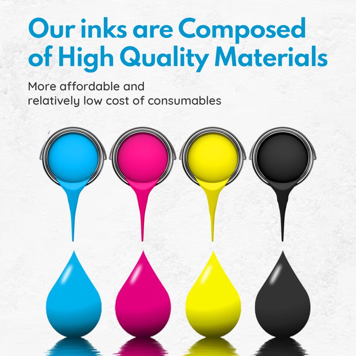 LC404 Ink Cartridges (High Yield,4 Pack) Compatible for Brother LC404 Ink MFC-J1205W J1215W Printer