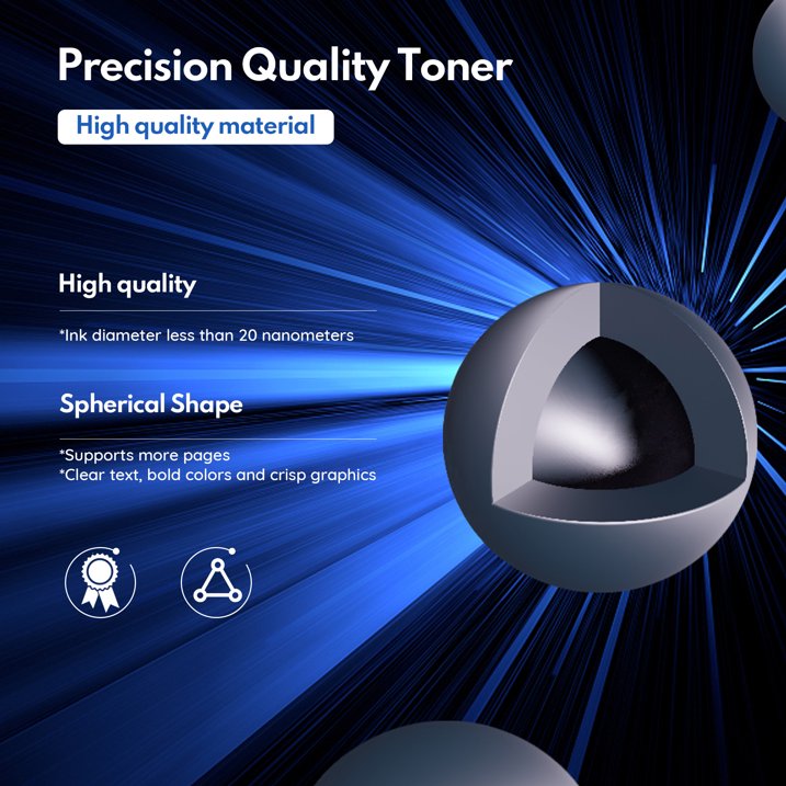 2 Pack Black 202A | CF500A Toner Cartridge Yields Up to 1,400 Pages Compatible for Color Pro MFP M281fdn MFP M281fdw Printers