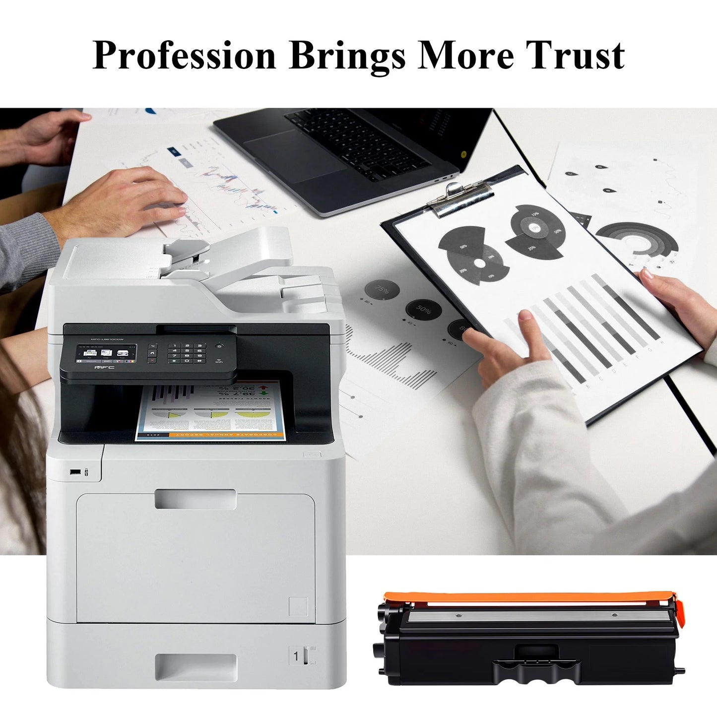 TN431 Toner Cartridge Replacement for Brother TN 431 Toner for HL-L8360CDW MFC-L8900CDW Printer