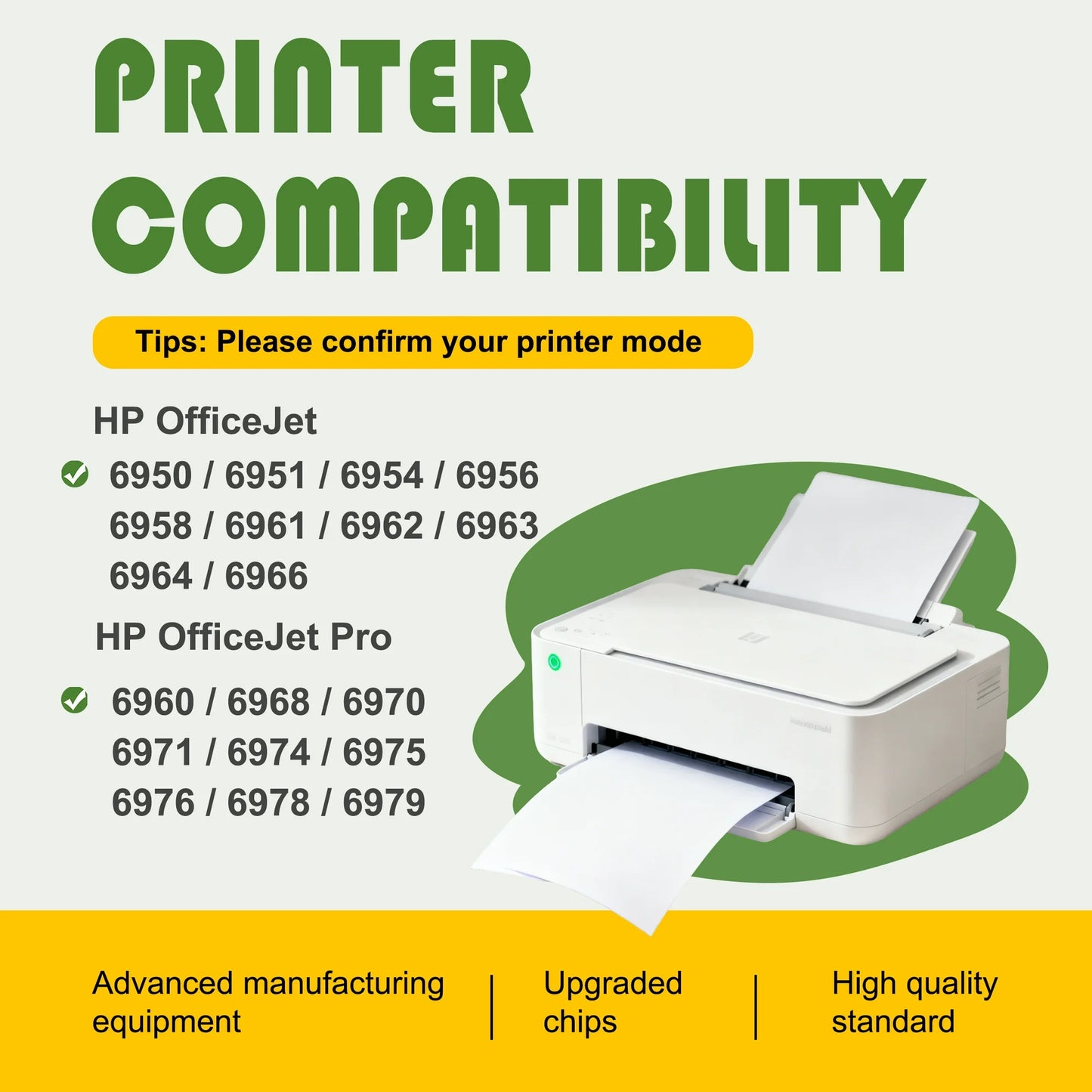 902 XL Ink Cartridges Compatible for HP 902 Ink Cartridge Combo 4-Pack OfficeJet Pro 6960