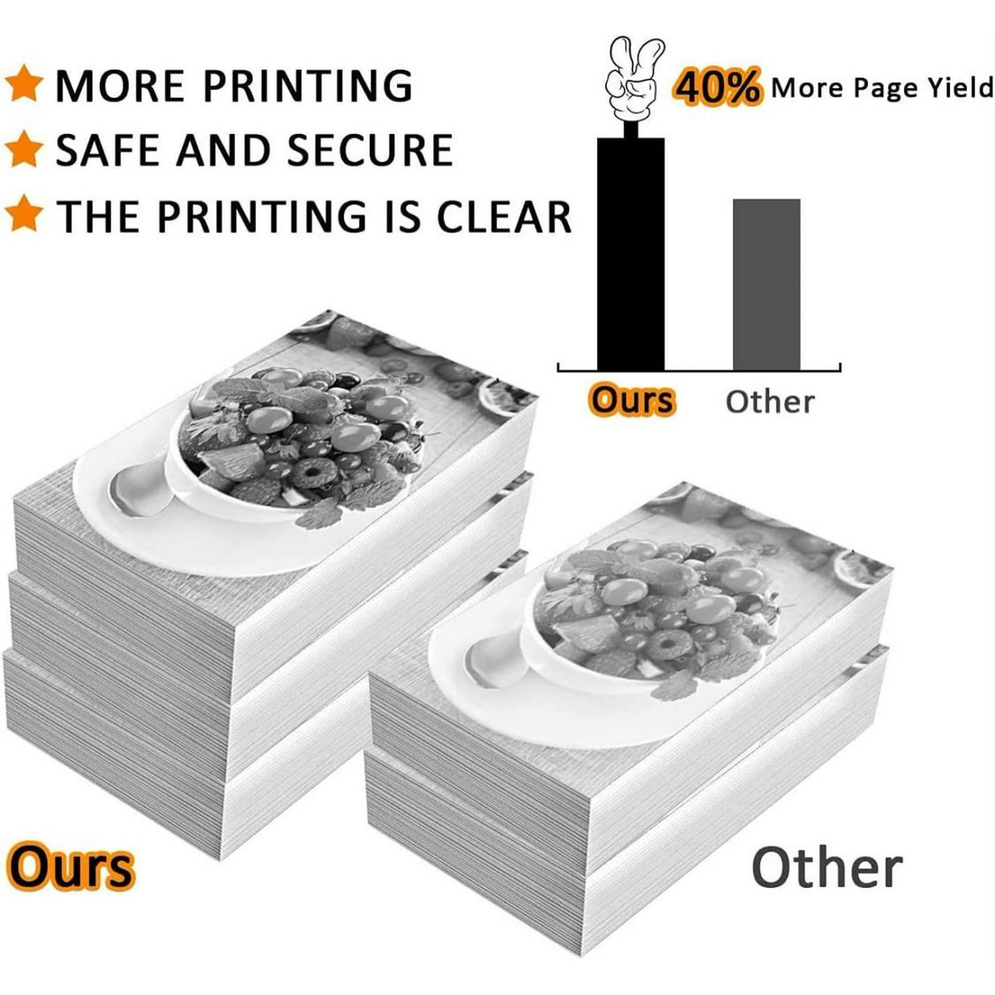 CRG 137 1-Pack Toner Cartridge Replacement for Canon imageCLASS MF242dw MF212w D570 Printer