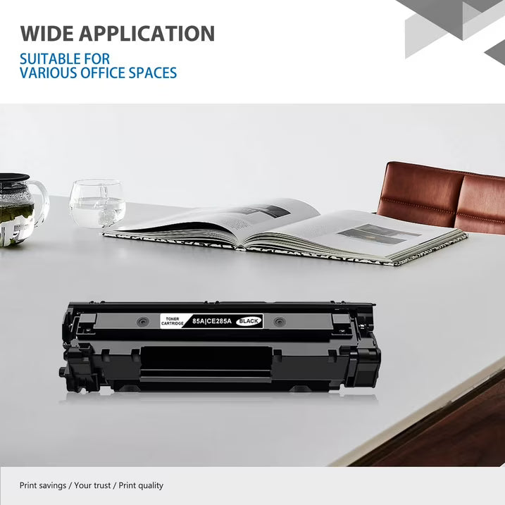 85A Toner P1102W Toner Cartridge: Compatible for 85A Toner for Pro P1102w MFP M1217nfw M1212nf P1102 Ink Printer, CE285A 1 Black