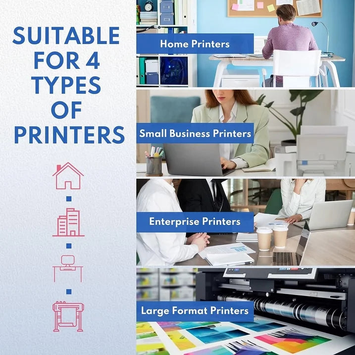 202A Toner Cartridges with Chip 4-Pack (CF500A, CF501A, CF502A, CF503A) Compatible for 202A 202A for Color Pro M254dw Color Pro MFP M281cdw Printer