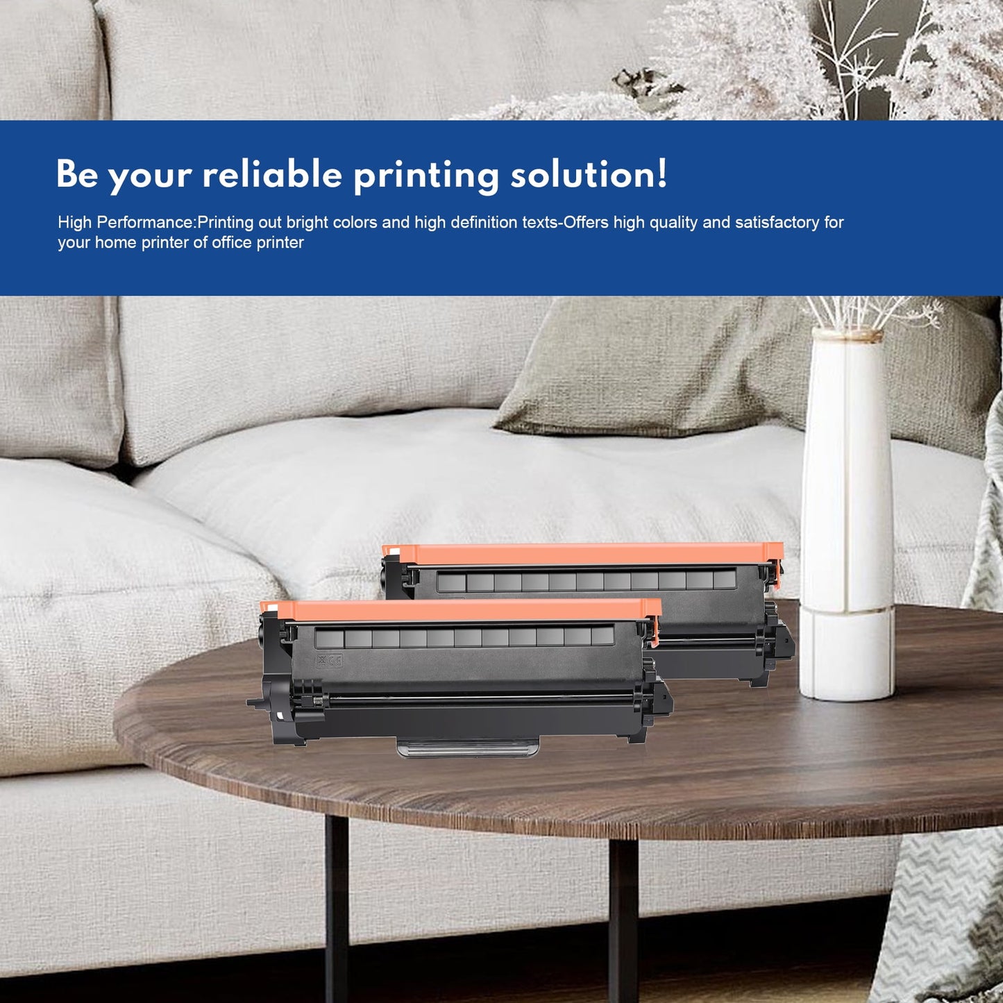 TN760 TN730 Toner Cartridge: Compatible 2 Pack Black Toner Replacement for Brother TN760 TN730 Toner Cartridge HL-L2350DW L2395DW&nbsp;L2390DW MFC-L2710DW L2750DW Printer High Yield