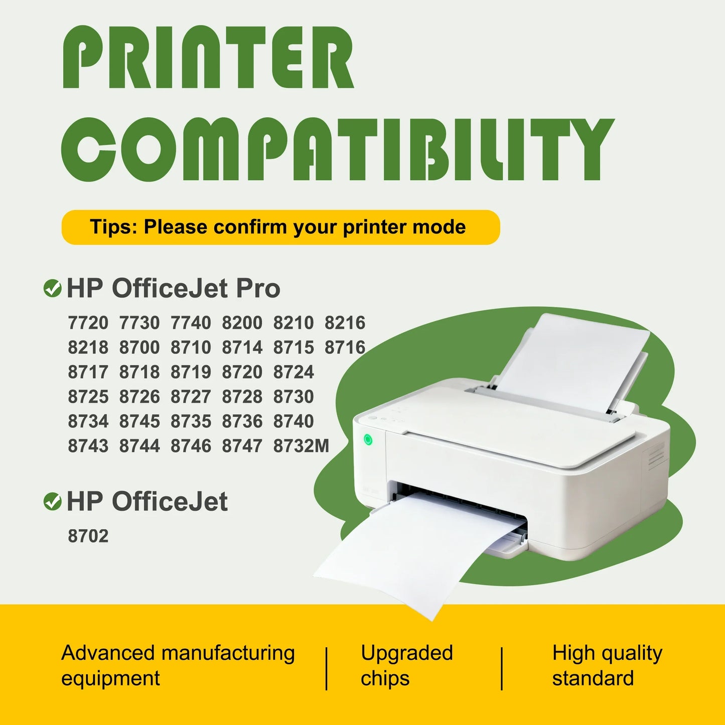 5-Pack 952 XL Ink Cartridge Compatible for HP 952 Ink Black*2 Cyan*1 Magenta*1 Yellow*1 High Yield