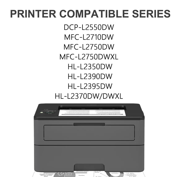 TN730 TN760 Toner Cartridge 2 Pack Black Compatible for Brother TN-730 TN 730 TN-760 TN 760 Toner for DCP-L2550DW MFC-L2750DWXL HL-L2395DW Printer Ink