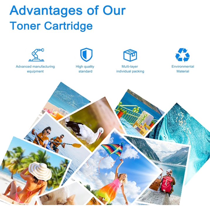 305A Compatible for HP 305A 305X CE410X CE410A Toner Cartridges for Pro m451nw M351A Printers (4 Pack)