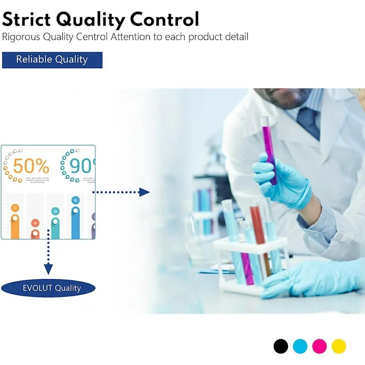 LC203 Ink Cartridges Replacement for Brother LC203 Ink for MFC-J460DW MFC-J480DW Printers (5PK)